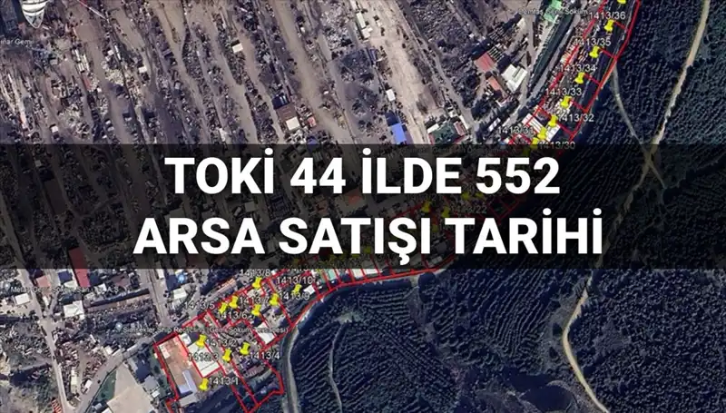 TOKİ'den 44 İlde 552 Arsa Satışı: 2025'in Fırsatları