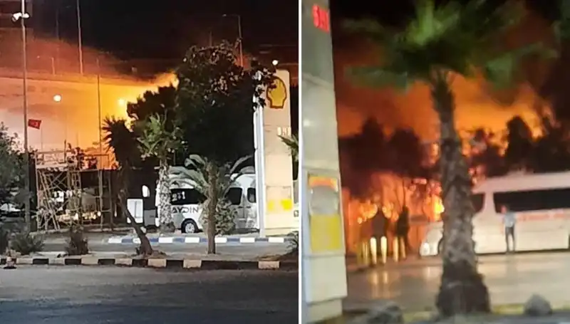 İzmir Otogarı'nda Çıkan Yangın Paniğe Neden Oldu!