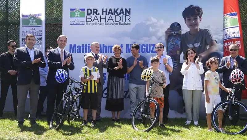 Bahçelievler'de Gençlerin Yeni Randevu Noktası: Mattia Ahmet Minguzzi Skate Parkı Açıldı