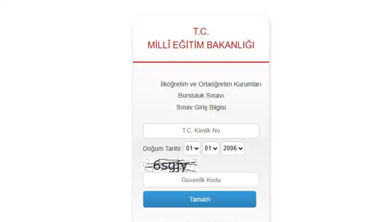 2025 MEB İOKBS Bursluluk Sınavı Giriş Belgesi Nasıl Alınır?