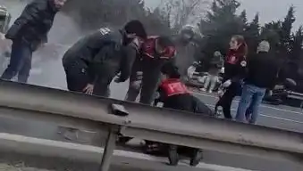 TEM Otoyolu'nda Zincirleme Kaza: 5 Yaralı Arasında 4 Polis Bulunuyor