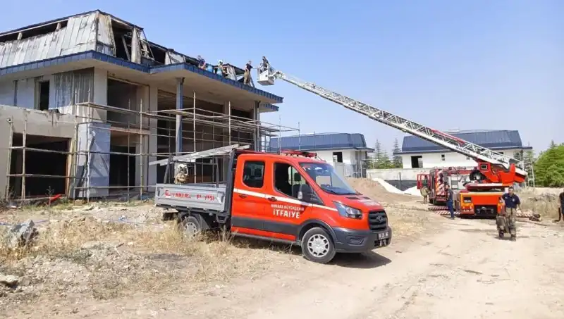 Ankara Gölbaşı'nda Villa Alanında Yangın: Korkutan Gelişmeler