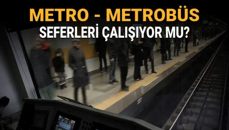 İstanbul Ulaşımında Bugün Neler Oluyor? Metrobüs ve Metro Durumu Nedir?