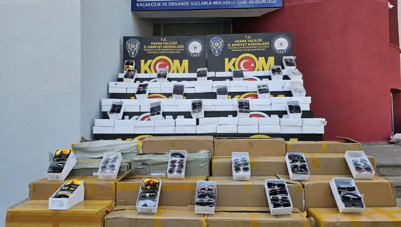 Adana'da 12 Bin Kaçak Güneş Gözlüğü Operasyonu: Devavranan Cezalar!