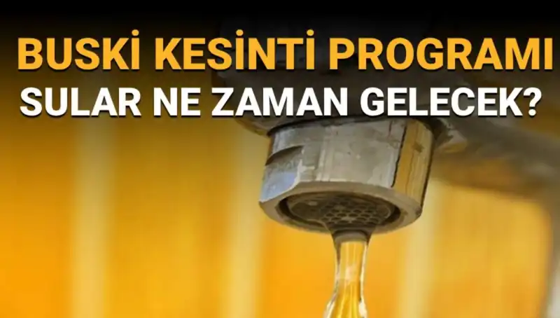Bursa Nilüfer’de Su Kesintisi Ne Zaman Bitecek? İşte BUSKİ Programı